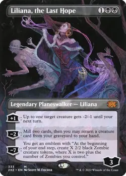 Liliana, the Last Hope - Foil Extended Art 2X2 LP MTG - Image 1