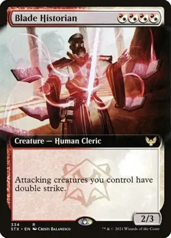 Blade Historian - Foil Extended Art STX LP MTG - Image 1