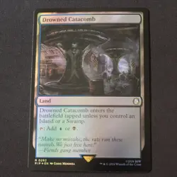 Drowned Catacomb 262 MTG Fallout (PIP) Rare FOIL NM - Image 1
