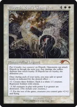 Elspeth, Sun's Champion - Foil Retro Frame Secret Lair LP MTG - Image 1