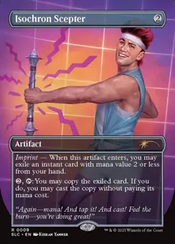 Isochron Scepter - Foil Extended Art Secret Lair LP MTG - Image 1