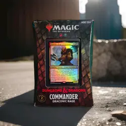 Wizards of the Coast Magic the Gathering Dungeons and Dragons Commander Deck Dra - Image 1