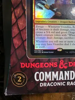 Wizards of the Coast Magic the Gathering Dungeons and Dragons Commander Deck Dra - Image 5