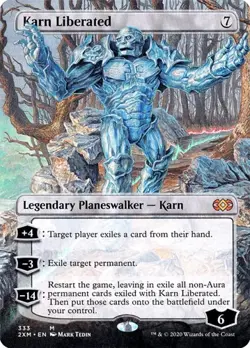 Karn Liberated - Foil Extended Art Promo 2XM LP MTG - Image 1