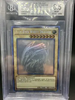 Yu-Gi-Oh TCG GFP2-EN175 Blue-Eyes White Dragon Ghost Rare 1st Edition BGS 8.5 - Image 1