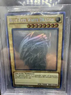 Yu-Gi-Oh TCG GFP2-EN175 Blue-Eyes White Dragon Ghost Rare 1st Edition BGS 8.5 - Image 2