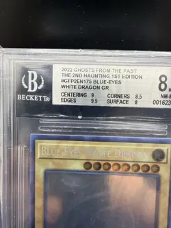 Yu-Gi-Oh TCG GFP2-EN175 Blue-Eyes White Dragon Ghost Rare 1st Edition BGS 8.5 - Image 5