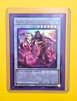 Yugioh Rage Rose Witch DOOD-EN040 Ultra Rare 1st Edition NM. Top Loaded. - Image 3