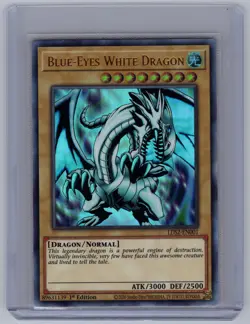 Blue-Eyes White Dragon LDS2-EN001 Yu-Gi-Oh 1st Edition NM - Image 1
