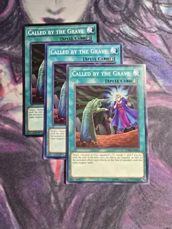 3x Called by the Grave x3 Nm Mixed Sets Playset Yu-Gi-Oh! - Image 1