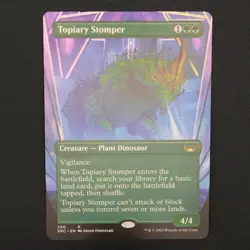 Topiary Stomper (Borderless) MTG Streets of New Capenna Rare 290 NM - Image 1