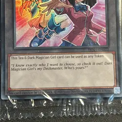 Tea & Dark Magician Girl Token - TKN5-EN022 - Mint (Sealed) - Image 2