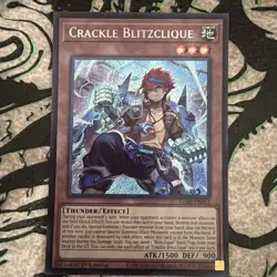 CORI-EN012 Crackle Blitzclique Secret Rare 1st Ed YuGiOh - Image 1