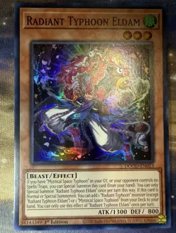Konami Yu-Gi-Oh! Radiant Typhoon Eldam DOOD-EN013 Ultra Rare Holo Eng 1st - Image 1