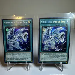 Konami Yu-Gi-Oh! MP23-EN026 Vision with Eyes of Blue 1st Ed Foil Lot of 2 - Image 1
