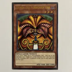 Yugioh Tcg Exodia The Forbidden One OP25-EN001 Ultimate Rare NM Single! - Image 1