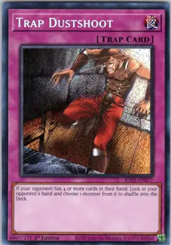 Yu-Gi-Oh! TCG Trap Dustshoot (Secret Rare) RA05 RA05-EN077 NM - Image 1