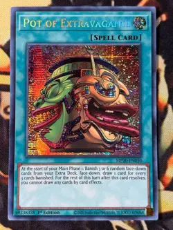 Yugioh: Pot Of Extravagance - MP20-EN030 - Secret Rare - 1st Edition - NM - Image 1