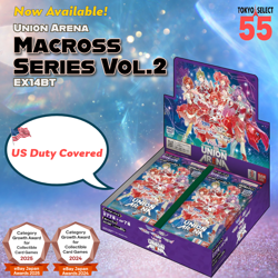 Macross Series Vol.2 Union Arena Booster Box Japanse EX14BT Factory Tape Sealed - Image 1