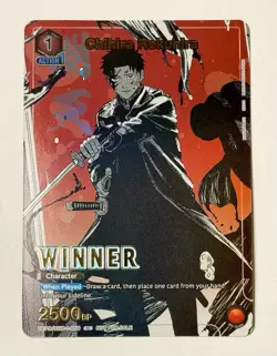Chihiro Rokuhira (Winner Promo) Union Arena Kagurabachi UEPR/KGR-1-056 English - Image 1