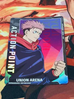 Jujutsu Kaisen Yuji Itadori Union Arena Action Point Promo Card Card Game - Image 1