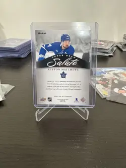 2025-26 Upper Deck SPx Auston Matthews Salute Insert SSP #S-AM Maple Leafs - Image 2