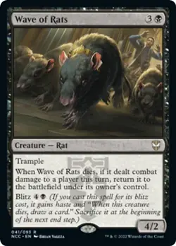 NM - Wave of Rats - 41 - Commander: Streets of New Capenna - Image 1