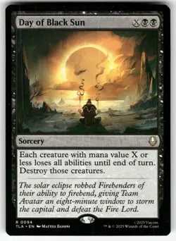 Day of Black Sun 94 Rare Avatar: The Last Airbender Magic: The Gathering NM - Image 1