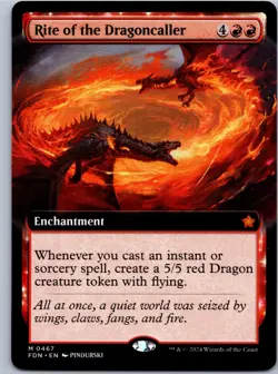 Rite of the Dragoncaller (Extended Art) - Foundations - M 467 NM - Image 1