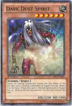 Yugioh! LP Dark Dust Spirit - BP01-EN005 - Starfoil Rare - 1st Edition Lightly P - Image 1