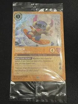 Stitch - Carefree Snowboarder 42 Disney Lorcana Promo Cards Holo Sealed - Image 2