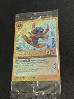 Stitch - Carefree Snowboarder 42 Disney Lorcana Promo Cards Holo Sealed - Image 4