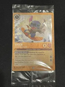 Stitch - Carefree Snowboarder 42 Disney Lorcana Promo Cards Holo Sealed - Image 5