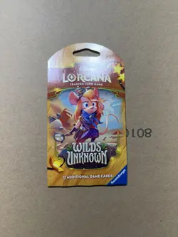 Disney Lorcana TCG Wilds Unknown Sleeved Booster Pack Lot of 15 🔥Quick Ship🔥 - Image 2