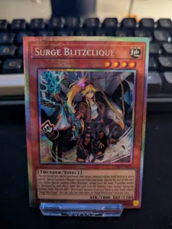 YUGIOH Surge Blitzclique (CORI-EN011) Starlight Rare 1st Edition Near Mint - Image 1