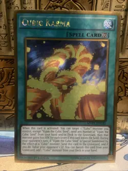Yugioh - Cubic Karma - MVP1-ENG41 - Gold Rare - 1st Edition - (MP) - Image 1