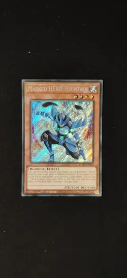 YUGIOH - Masked HERO Fountain BLGG-EN029 Secret Rare - Image 1
