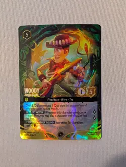 Woody - Jungle Guide Disney Lorcana TCG Set Championship Top 8 Promo FOIL - Image 1