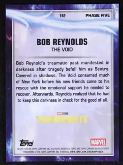 The Void 2025 Topps Chrome Marvel Studios Debut #192 #04/10 Ssp Rare - Image 2