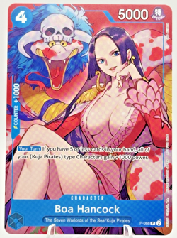 Boa Hancock One Piece #P-066 Promo Card English - Image 1