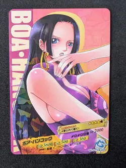 Boa Hancock One Piece AR Carddass Boa Hancock No.01-28 UC NM Bandai 2011 Japan - Image 1