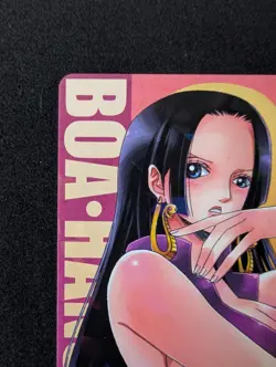 Boa Hancock One Piece AR Carddass Boa Hancock No.01-28 UC NM Bandai 2011 Japan - Image 5