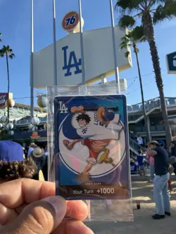 ONE PIECE X DODGERS PROMO MONKEY D LUFFY DON CARD ONLY 7/2/26 - Image 2