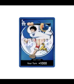 LA Dodgers One Piece Luffy Promo Card Set / Straw Hat 2026 - PRESALE 7/2 - Image 2
