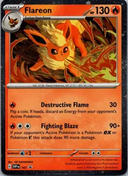 Flareon - (Cosmos Holo) Holo Promo SV: Scarlet & Violet Promo Cards 167 NM - Image 1