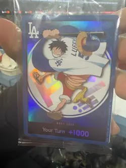 One Piece Card Game Luffy Dodgers Night Promo Don Card LA Limited Exclusive JP - Image 1