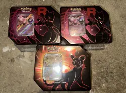 Pokemon Team Rocket MewTwo Tin New Sealed X3 - Image 1