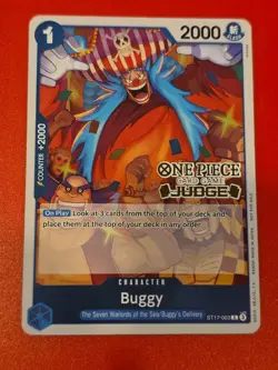 Buggy • ST17-003 Judge Stamp Promotion Foil One Piece TCG NM - Image 1