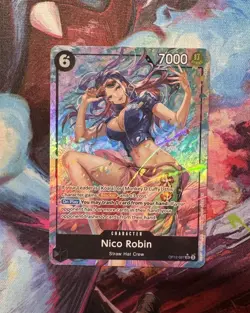 Nico Robin (Alt Art) OP12-087 SR Legacy of the Master ONE PIECE TCG English - Image 1