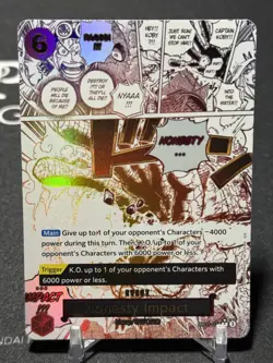 HONESTY IMPACT - One Piece OP11-018 - Manga Event Alt Art AA - A Fist of Divine - Image 1
